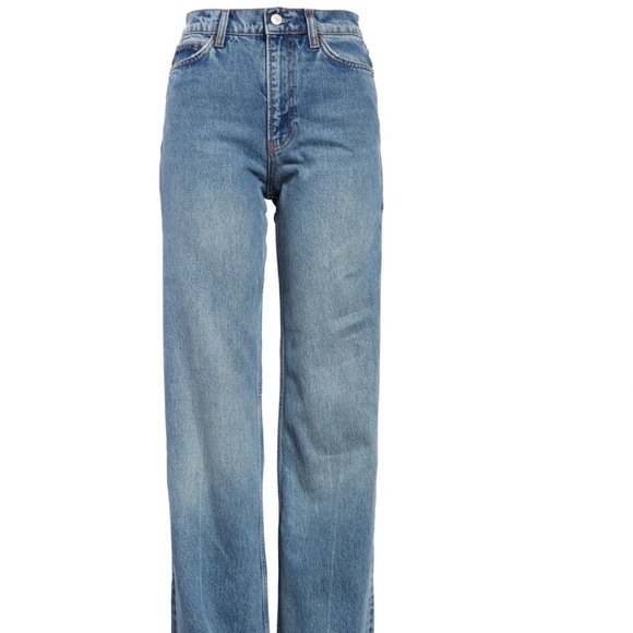 Reformation Denim - Reformation Wilder High Waist Wide Leg Jeans (Maldives)   MALDIVES, Size 29 Pr